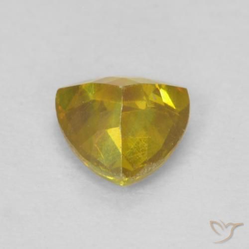 Sphalerite Gemstone in 4.6 x 4.6 mm Size for Sale, Sphalerite Stone in Golden-Orange Color