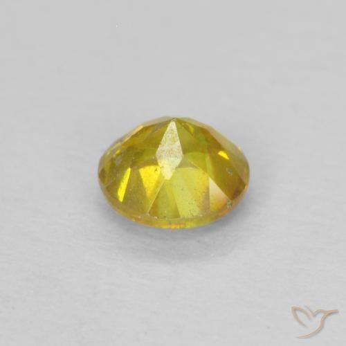Sphalerite Gemstone in 4 mm (calibrated) Size for Sale, Sphalerite Stone in Brownish Yellow Color