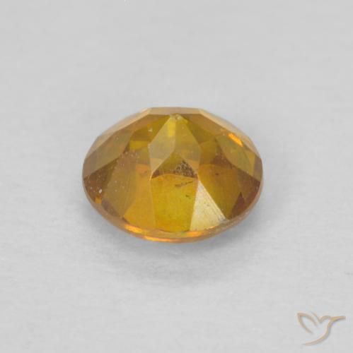 Sphalerite Gemstone in 4.5 mm (calibrated) Size for Sale, Sphalerite Stone in Honey Orange Color
