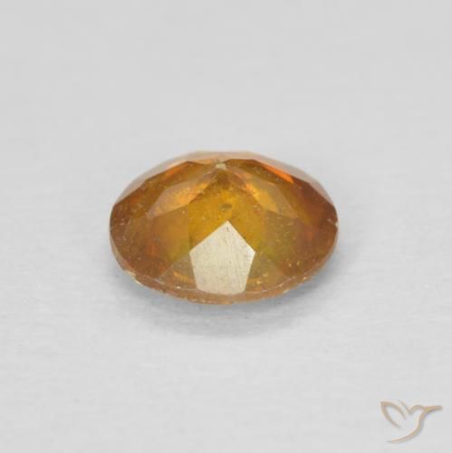 Sphalerite Gemstone in 5 mm (calibrated) Size for Sale, Sphalerite Stone in Honey Orange Color