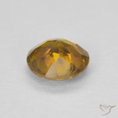 Sphalerite Gemstone in 5 mm (calibrated) Size for Sale, Sphalerite Stone in Orange Brown Color