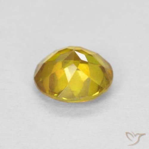 Sphalerite Gemstone in 4.5 mm (calibrated) Size for Sale, Sphalerite Stone in Golden-Orange Color