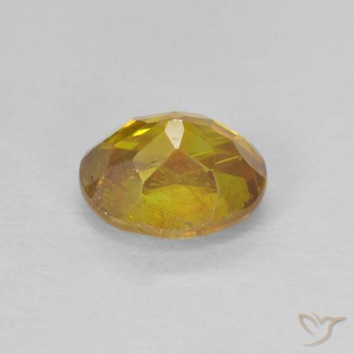 Sphalerite Gemstone in 6 x 5 mm Size for Sale, Sphalerite Stone in Golden-Brown Color