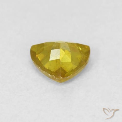 Sphalerite Gemstone in 5.2 x 5.1 mm Size for Sale, Sphalerite Stone in Pale Yellow Color