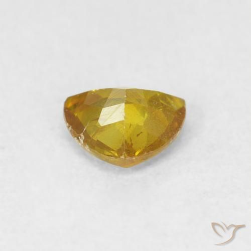 Sphalerite Gemstone in 5 x 5 mm (calibrated) Size for Sale, Sphalerite Stone in Medium Yellow Color