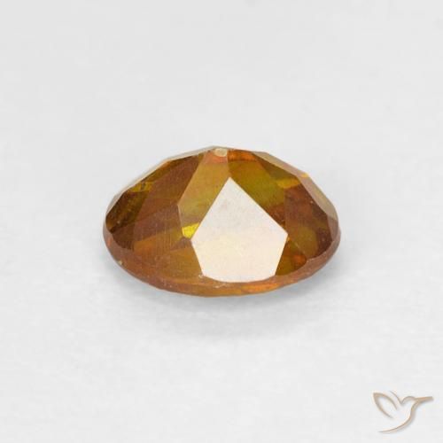 Sphalerite Gemstone in 5.5 x 4.3 mm Size for Sale, Sphalerite Stone in Golden-Brown Color