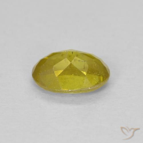 Sphalerite Gemstone in 6.1 x 4.2 mm Size for Sale, Sphalerite Stone in Medium Yellow Color