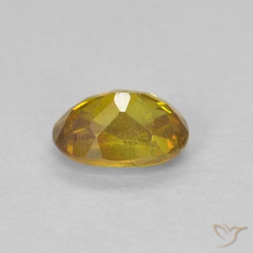 Sphalerite Gemstone in 5.4 x 4 mm Size for Sale, Sphalerite Stone in Brownish Orange Color