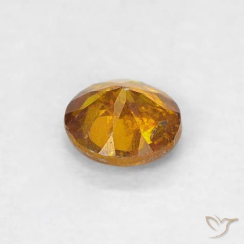 Sphalerite Gemstone in 3.7 mm Size for Sale, Sphalerite Stone in Golden-Brown Color