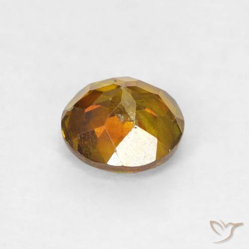 Sphalerite Gemstone in 5 mm (calibrated) Size for Sale, Sphalerite Stone in Golden-Brown Color