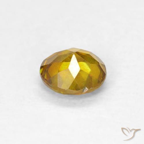 Sphalerite Gemstone in 4.5 mm (calibrated) Size for Sale, Sphalerite Stone in Golden Yellow Color