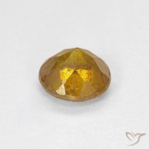 Sphalerite Gemstone in 5.5 mm (calibrated) Size for Sale, Sphalerite Stone in Golden-Brown Color