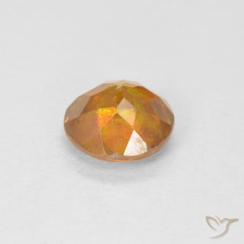 Sphalerite Gemstone in 5.7 mm Size for Sale, Sphalerite Stone in Golden-Brown Color
