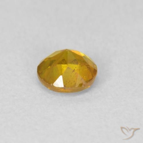 Sphalerite Gemstone in 4 mm (calibrated) Size for Sale, Sphalerite Stone in Dark Golden Color