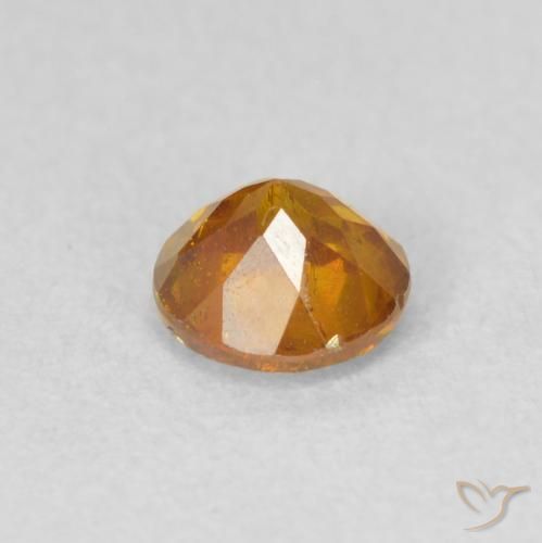Sphalerite Gemstone in 4.5 mm (calibrated) Size for Sale, Sphalerite Stone in Medium Orange Color