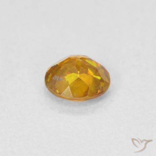 Sphalerite Gemstone in 3.8 mm Size for Sale, Sphalerite Stone in Golden-Brown Color