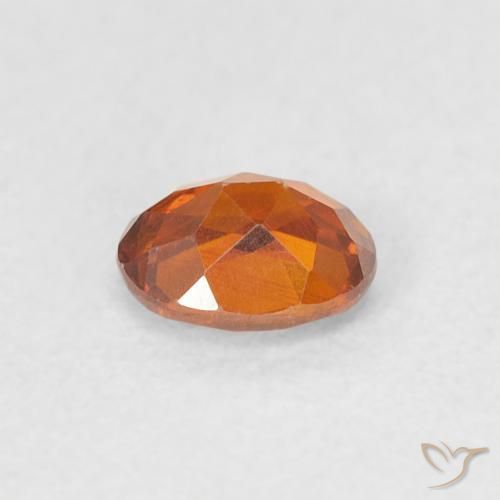 Sphalerite Gemstone in 4.6 x 3.8 mm Size for Sale, Sphalerite Stone in Deep Orange Color