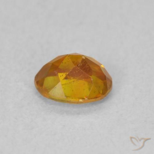 Sphalerite Gemstone in 5 x 4.2 mm Size for Sale, Sphalerite Stone in Golden-Brown Color