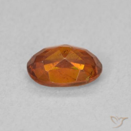 Sphalerite Gemstone in 6 x 4 mm (calibrated) Size for Sale, Sphalerite Stone in Medium Orange Color