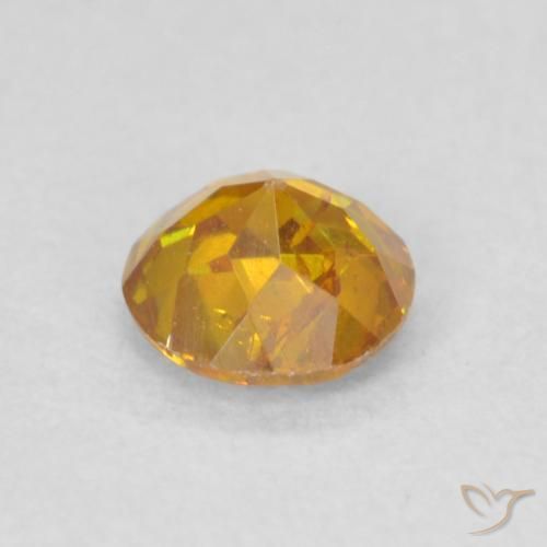 Sphalerite Gemstone in 4.5 mm (calibrated) Size for Sale, Sphalerite Stone in Earth Orange Color
