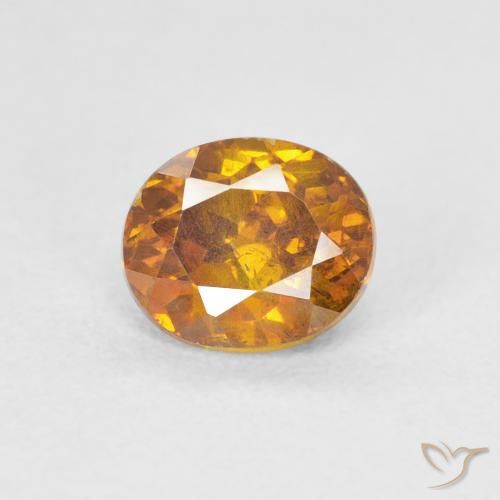 1.25ct Natural Golden-Brown Sphalerite, Oval, SI