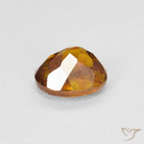 Sphalerite Gemstone in 6.3 x 5.3 mm Size for Sale, Sphalerite Stone in Golden-Brown Color