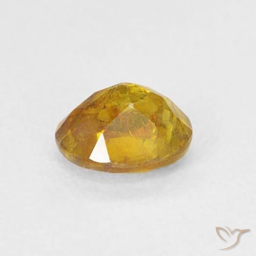 Sphalerite Gemstone in 5.5 x 4.6 mm Size for Sale, Sphalerite Stone in Golden-Brown Color