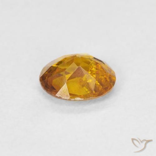 Sphalerite Gemstone in 5 x 4.3 mm Size for Sale, Sphalerite Stone in Golden-Brown Color