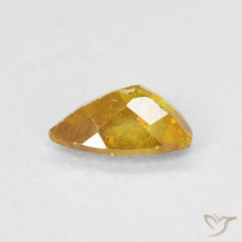 Sphalerite Gemstone in 6.1 x 4.2 mm Size for Sale, Sphalerite Stone in Golden Yellow Color
