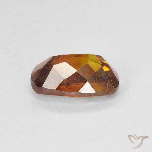 Sphalerite Gemstone in 7.6 x 5 mm Size for Sale, Sphalerite Stone in Deep Orange Color
