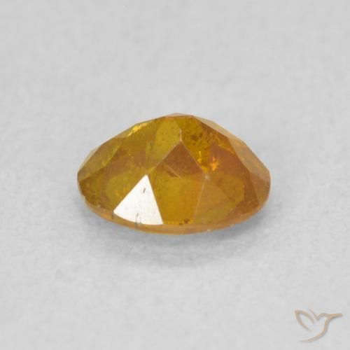 Sphalerite Gemstone in 5.2 x 4.4 mm Size for Sale, Sphalerite Stone in Bright Orange Color