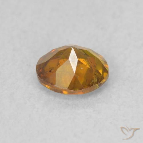 Sphalerite Gemstone in 4.5 mm (calibrated) Size for Sale, Sphalerite Stone in Brownish Orange Color