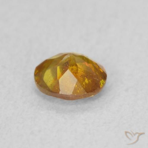 Sphalerite Gemstone in 4.5 mm (calibrated) Size for Sale, Sphalerite Stone in Brownish Orange Color