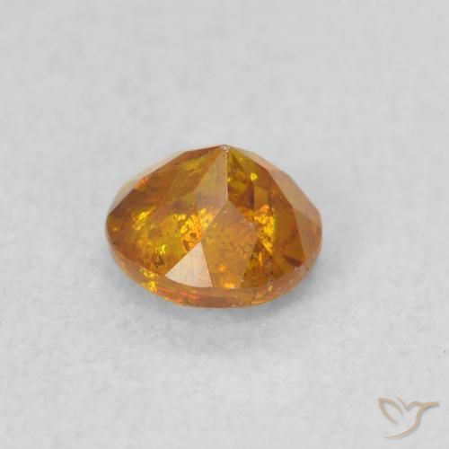 Sphalerite Gemstone in 4.5 mm (calibrated) Size for Sale, Sphalerite Stone in Medium Light-Orange Color
