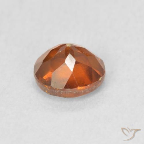 Sphalerite Gemstone in 5 mm (calibrated) Size for Sale, Sphalerite Stone in Reddish Orange Color
