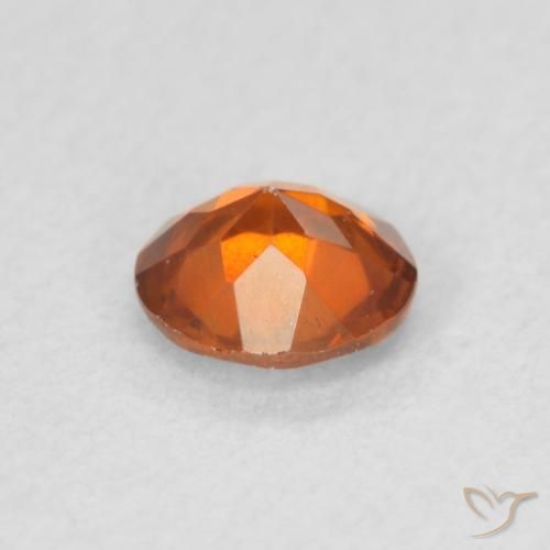 Sphalerite Gemstone in 4.5 mm (calibrated) Size for Sale, Sphalerite Stone in Medium Orange Color