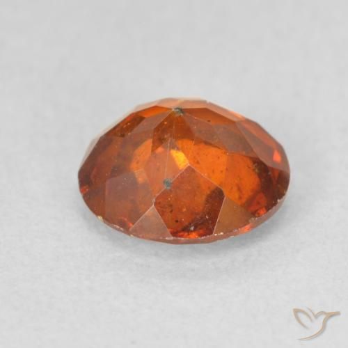 Sphalerite Gemstone in 6.5 mm (calibrated) Size for Sale, Sphalerite Stone in Deep Orange Color