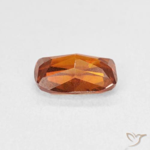 Sphalerite Gemstone in 7.8 x 5.2 mm Size for Sale, Sphalerite Stone in Deep Orange Color