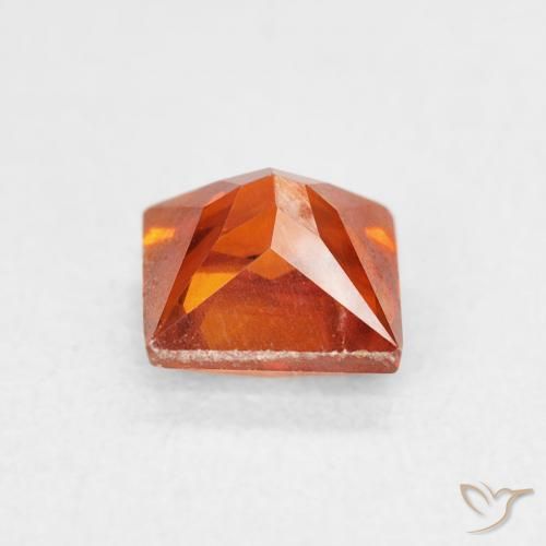 Sphalerite Gemstone in 5 x 5 mm (calibrated) Size for Sale, Sphalerite Stone in Fire Orange Color