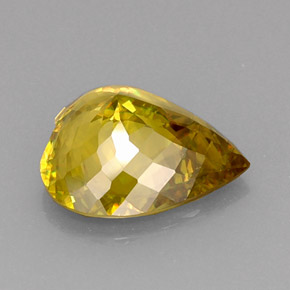 Sphene Gemstone in 16.4 x 15 mm Size for Sale, Sphene Stone in Yellow Golden Color
