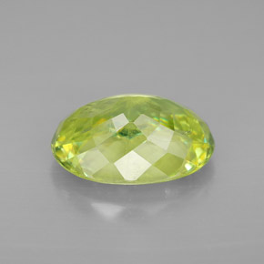 Sphene Gemstone in 11.3 x 8.2 mm Size for Sale, Sphene Stone in Yellowish Green Color