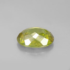Sphene Gemstone in 10.5 x 7.7 mm Size for Sale, Sphene Stone in Golden Green Color