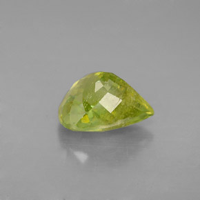 Sphene Gemstone in 9.3 x 7.2 mm Size for Sale, Sphene Stone in Golden Green Color