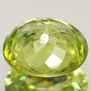 Sphene Gemstone in 8 x 6.7 mm Size for Sale, Sphene Stone in Multicolor Color