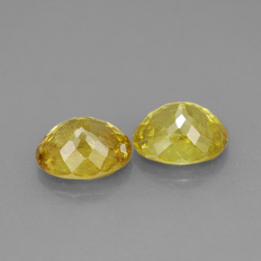 Sphene Gemstone in 7.2 x 5.8 mm Size for Sale, Sphene Stone in Yellow Golden Color