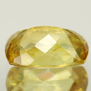 Sphene Gemstone in 7.3 x 4.9 mm Size for Sale, Sphene Stone in Yellow Golden Color