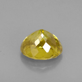 Sphene Gemstone in 6.6 x 5.7 mm Size for Sale, Sphene Stone in Yellow Golden Color