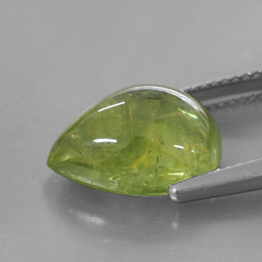 Sphene Gemstone in 13.7 x 10.5 mm Size for Sale, Sphene Stone in Green Color