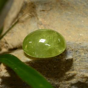 Sphene Gemstone in 10.7 x 9.4 mm Size for Sale, Sphene Stone in Green Color