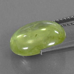 Sphene Gemstone in 12.6 x 10.7 mm Size for Sale, Sphene Stone in Green Color